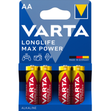 Батарейка VARTA LONGLIFE MAX POWER AAA BLI 4 ШТ