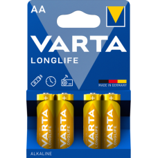 Батарейка VARTA LONGLIFE AA BLI 4 ШТ