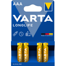 Батарейка VARTA LONGLIFE AAA BLI 4 ШТ