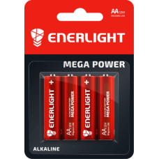 Батарейка ENERLIGHT MEGA POWER AA BLI 4