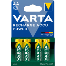 Аккумулятор VARTA RECHARGEABLE AA 2100MAH 4 ШТ