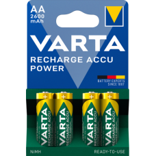 Аккумулятор VARTA RECHARGEABLE ACCU AA 2600MAH BLI 4 NI-MH (READY 2 USE)