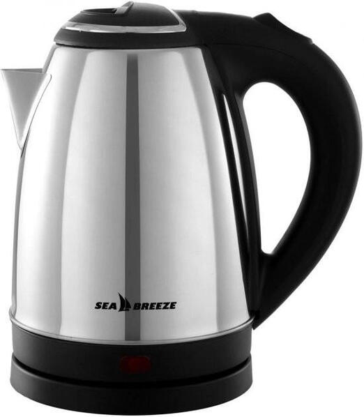 Електрочайник SeaBreeze SB-013 1,8л/1500Вт/диск/глянцева нержав.сталь 1,8 л
