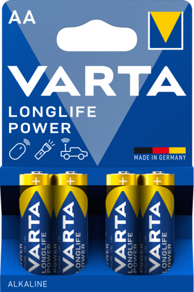 Батарейка VARTA LONGLIFE POWER AAA BLI 4 ШТ
