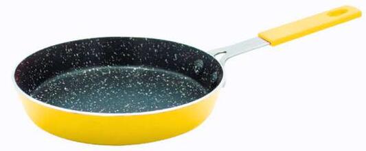 Сковорода Con Brio із антипригарним покриттям Eco Granite mini CB-1414 yellow, 14 см