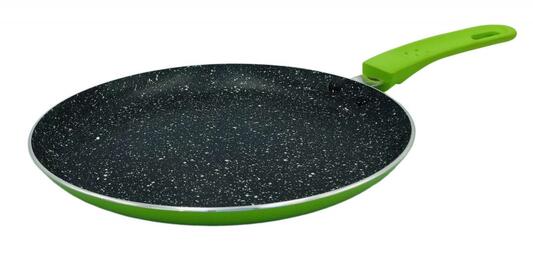 Млинцева сковорода з антипригарним покриттям Eco Granite Con Brio CB-2324 green, 23 см