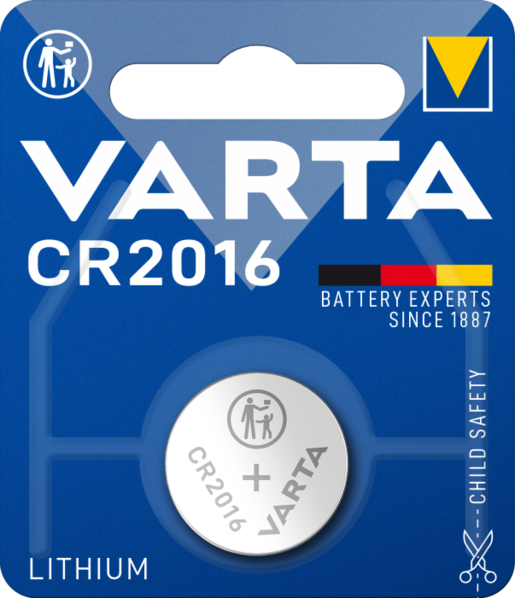 Батарейка VARTA CR 2016 BLI 1 ШТ