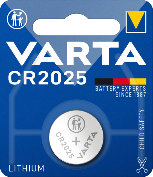 Батарейка VARTA CR 2025 BLI 1 ШТ