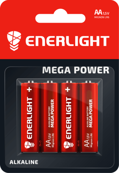 Батарейка ENERLIGHT MEGA POWER AAA BLI 4