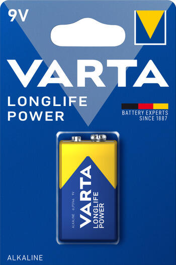 Батарейка VARTA LONGLIFE POWER 6LR61 BLI 1 ШТ