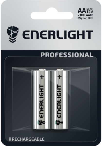 Акумулятор ENERLIGHT PROFESSIONAL AA 2100MAH BLI 2