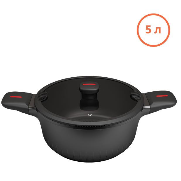 Лита антипригарна каструля MG-1171 5 л